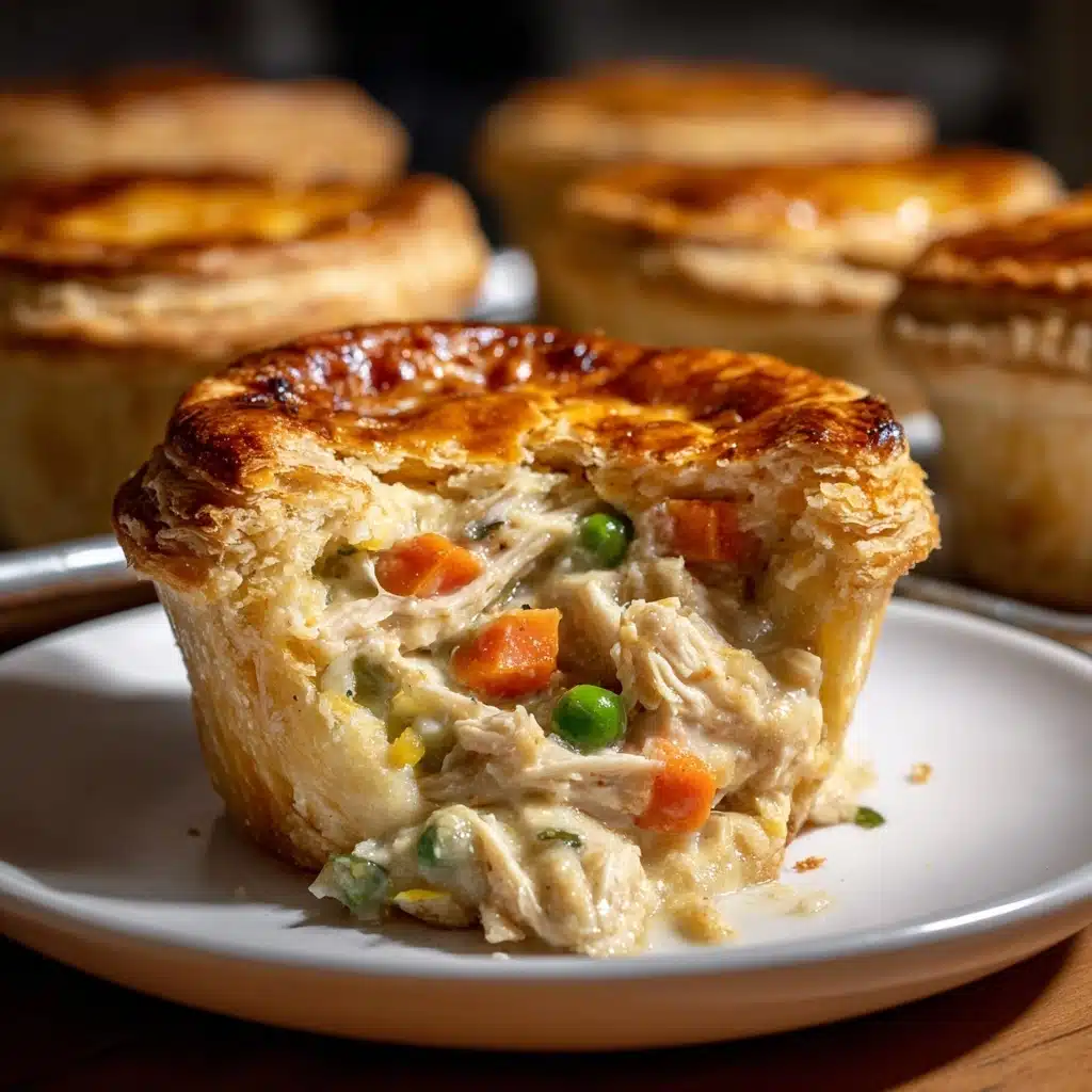 Mini Chicken Pot Pies with Pie Crust Recipe - Recipe Image
