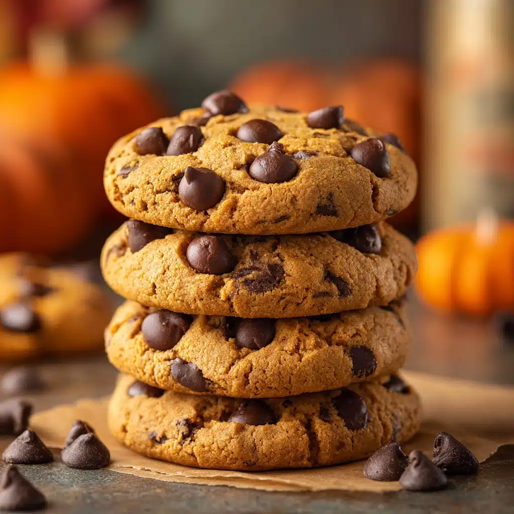 Chewy Pumpkin Chocolate Chip Cookies Recipe - Recipe Image