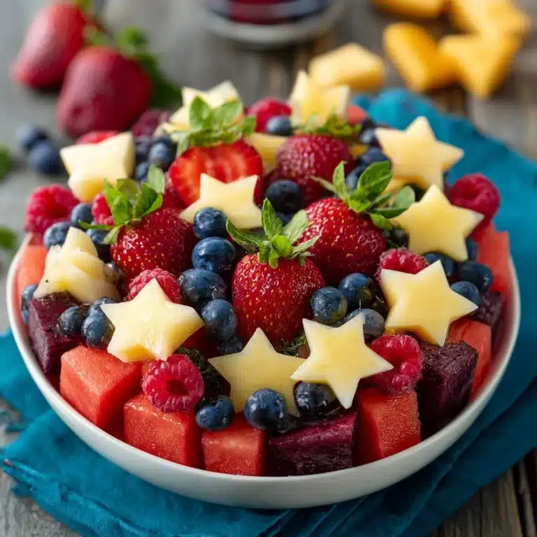 Red, White, and Blue Fruit Salad Recipe