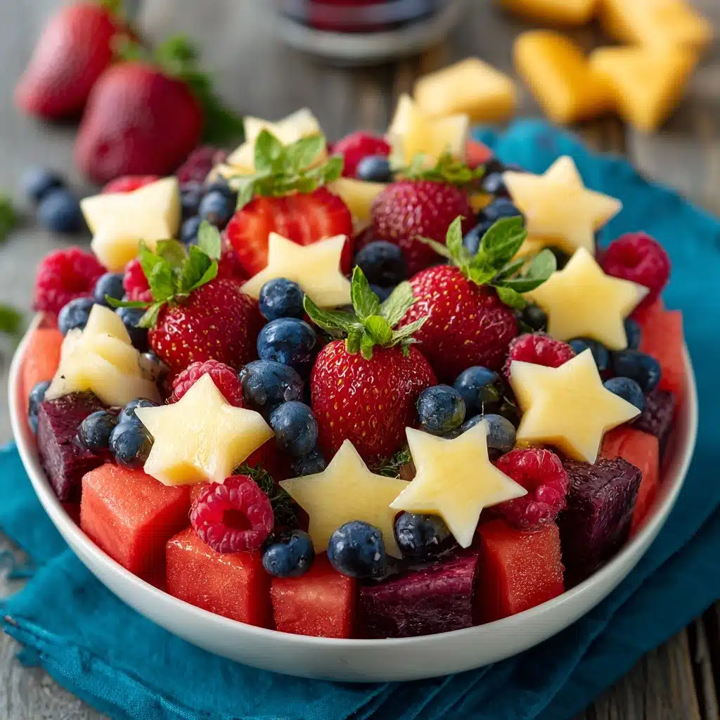 Red, White, and Blue Fruit Salad Recipe - Recipe Image