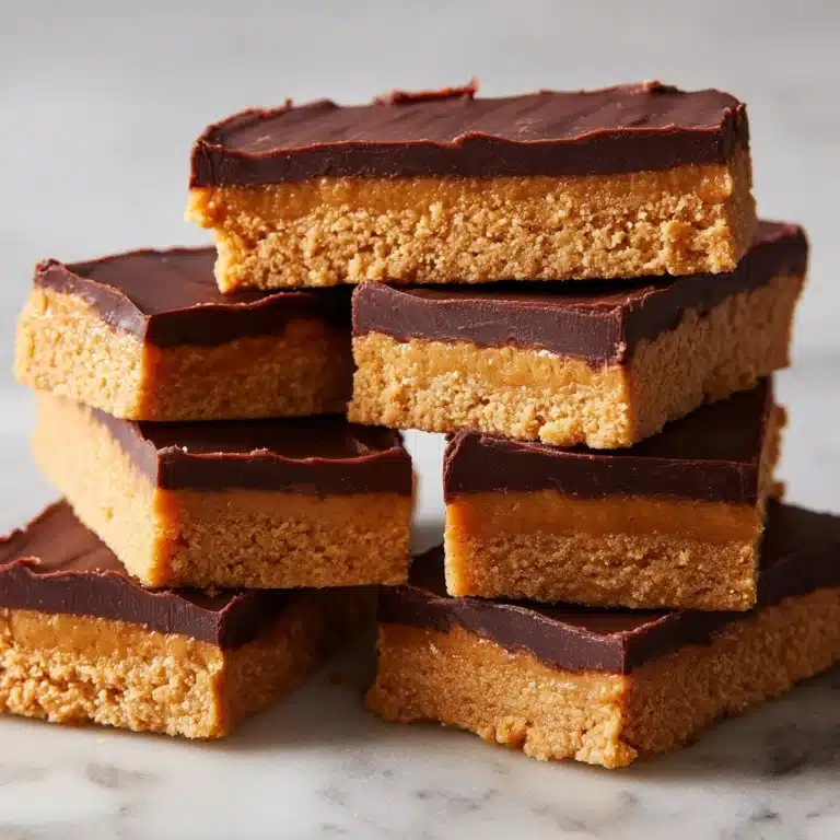 No Bake Peanut Butter Bars Recipe