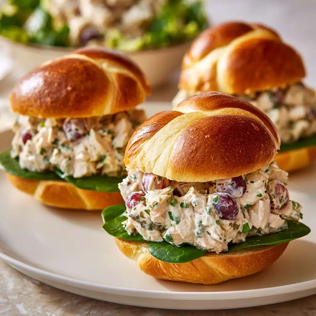 Autumn Chicken Salad Sandwiches Recipe - Recipe Image