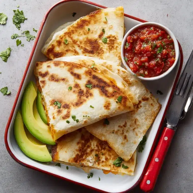 Smoked Cheddar Fajita Quesadillas Recipe
