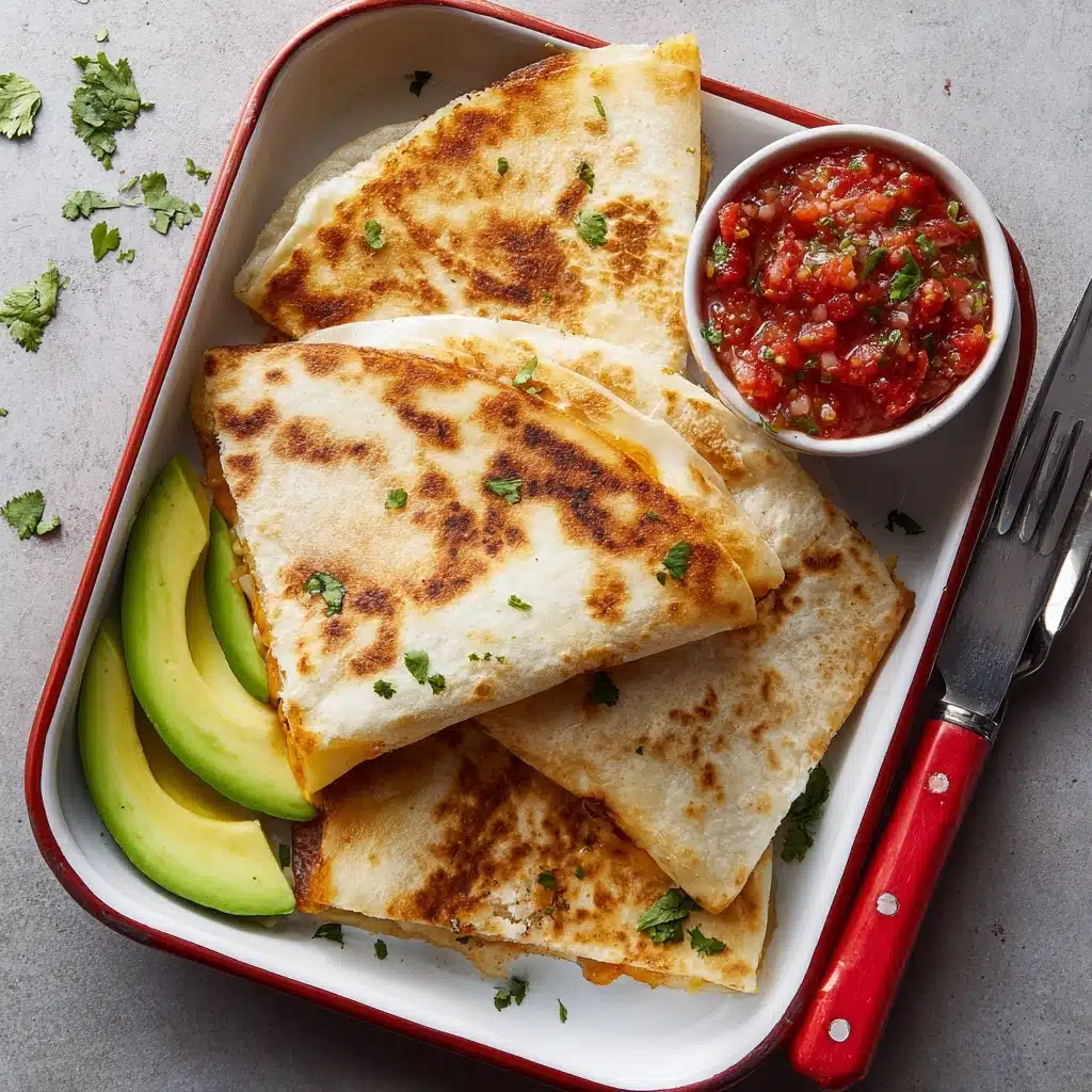 Smoked Cheddar Fajita Quesadillas Recipe - Recipe Image