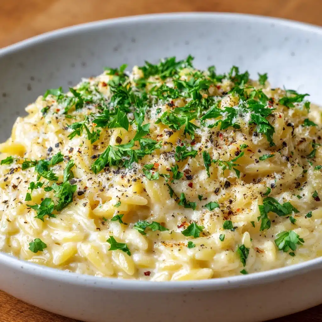 Creamy Parmesan Orzo Recipe - Recipe Image