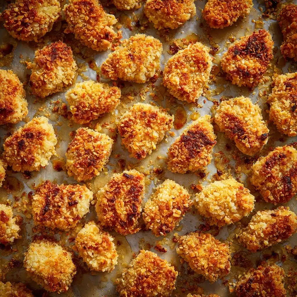 Oven Baked Popcorn Chicken Recipe - Recipe Image