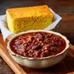 Three Bean Chili with Beef and Sausage Recipe