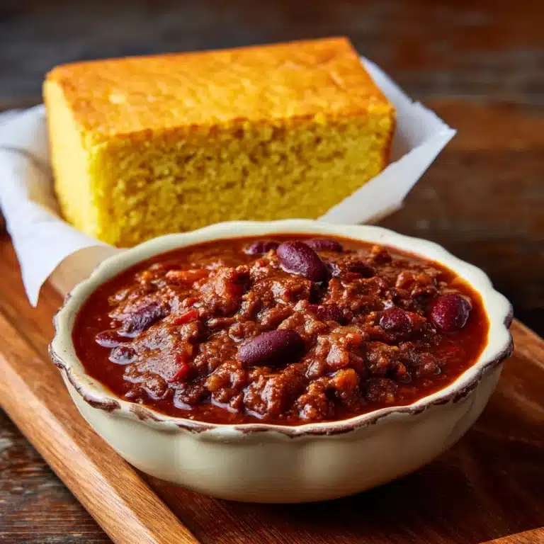 Three Bean Chili with Beef and Sausage Recipe