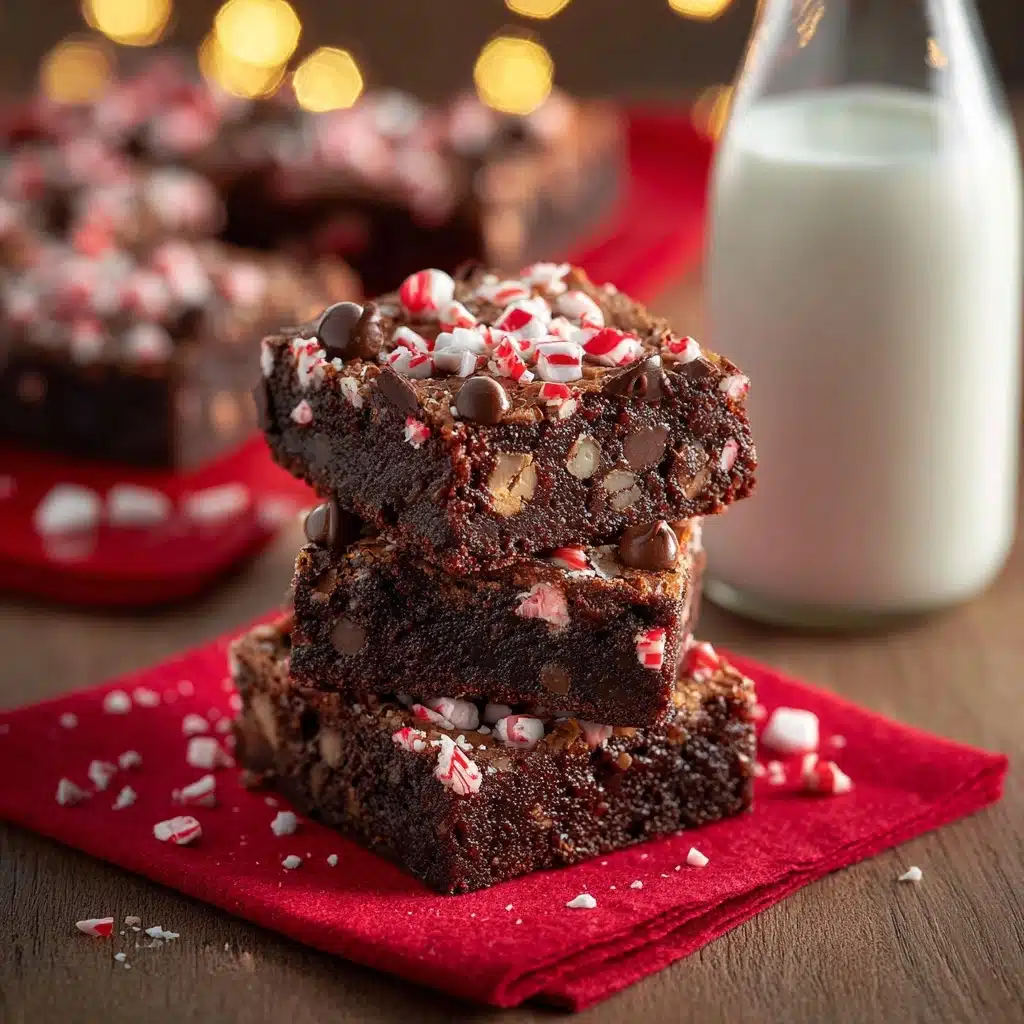 Rich and Fudgy Peppermint Brownies Recipe - Recipe Image