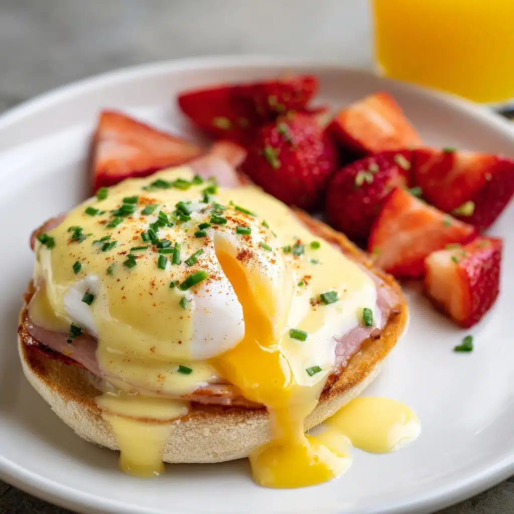 Homemade Eggs Benedict Recipe - Recipe Image