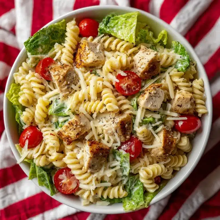 Chicken Caesar Pasta Salad Recipe
