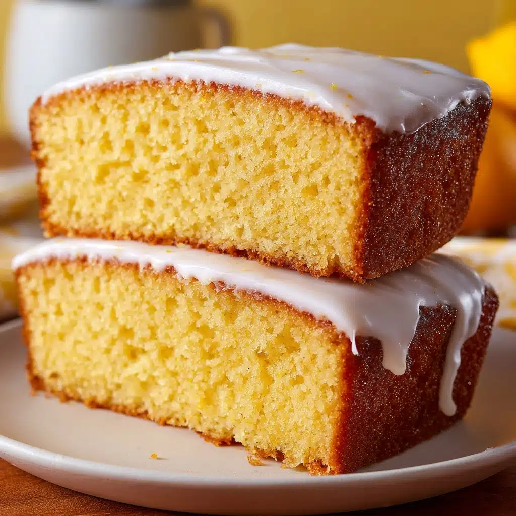 Lemon Pound Cake with Vanilla Bean Glaze Recipe - Recipe Image