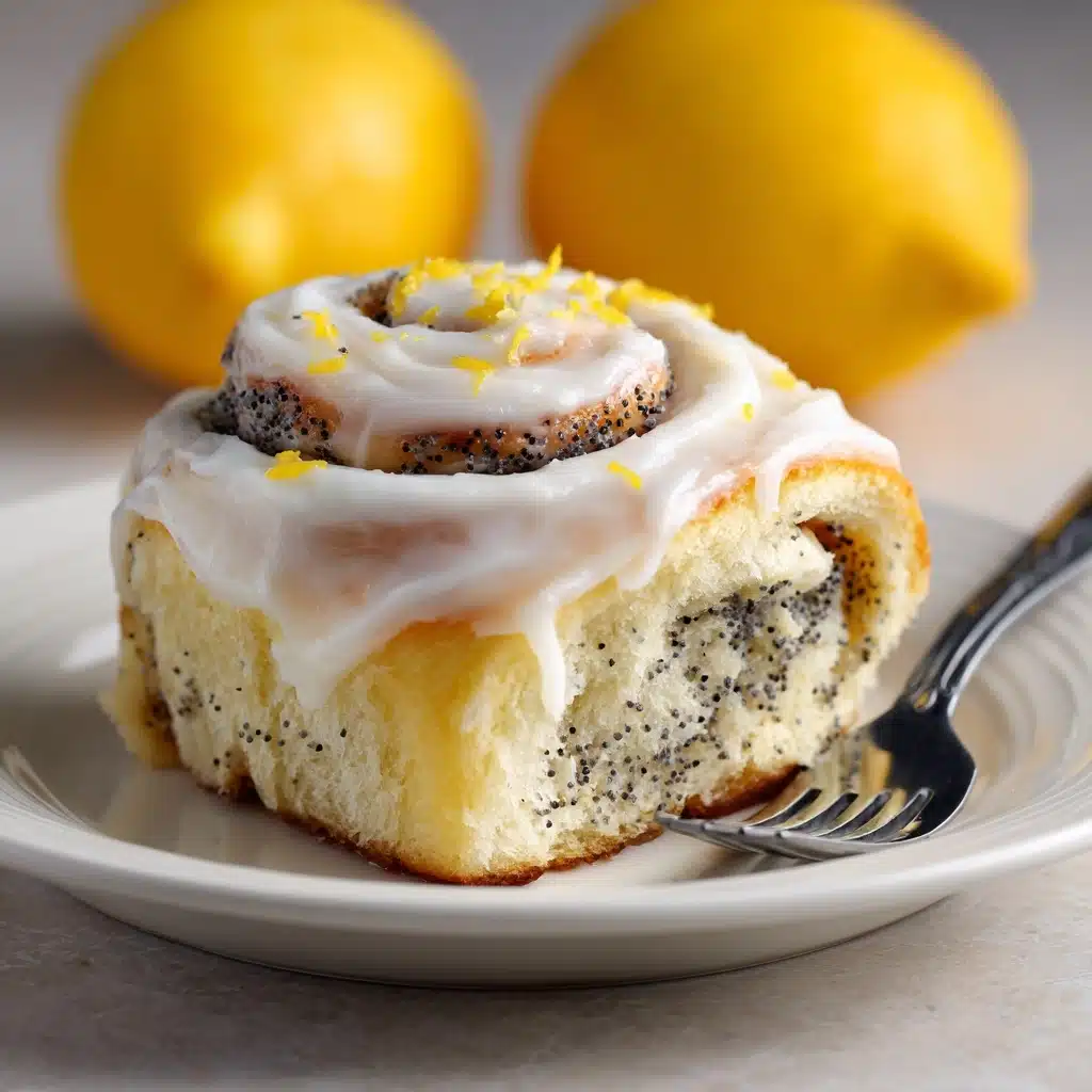 Lemon Poppy Seed Sweet Rolls Recipe - Recipe Image