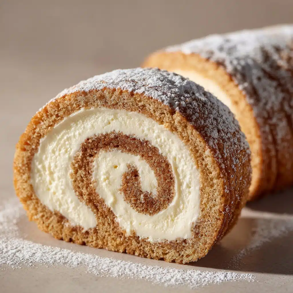 Classic Pumpkin Roll Recipe - Recipe Image