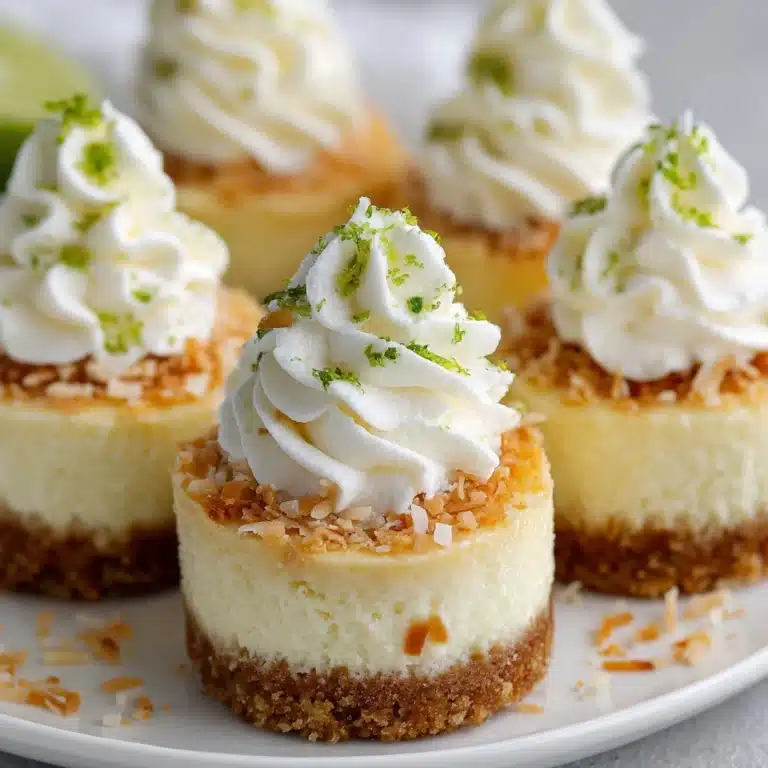 Mini Coconut Lime Cheesecakes Recipe