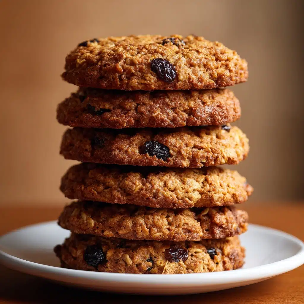 Raisin Walnut Oatmeal Cookies Recipe - Recipe Image