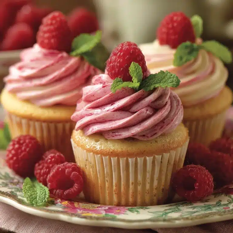 Raspberry Vanilla Bean Cupcakes Recipe