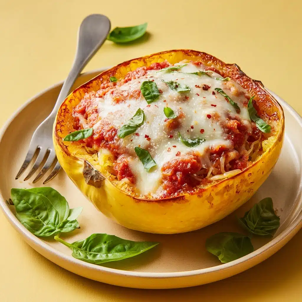 Italian Stuffed Spaghetti Squash Recipe - Recipe Image