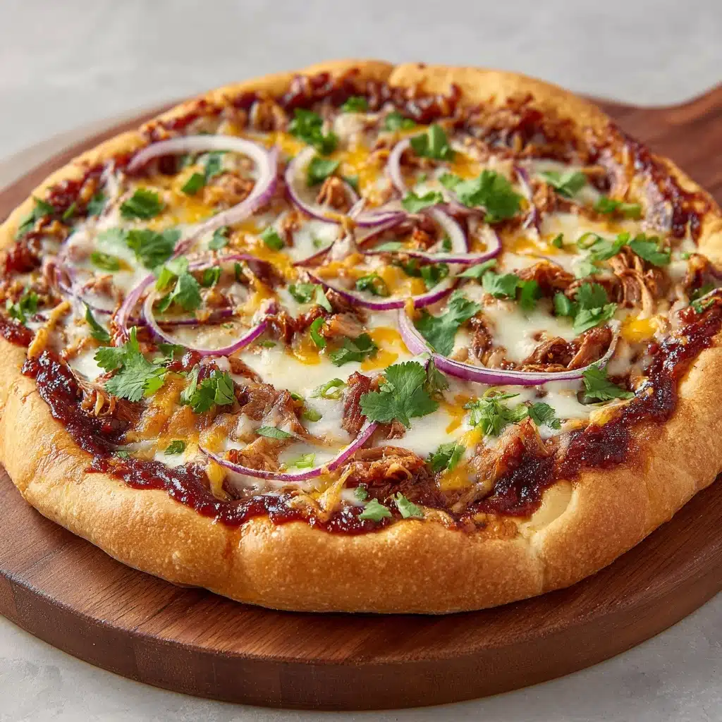 Homemade BBQ Chicken Pizza Recipe - Recipe Image