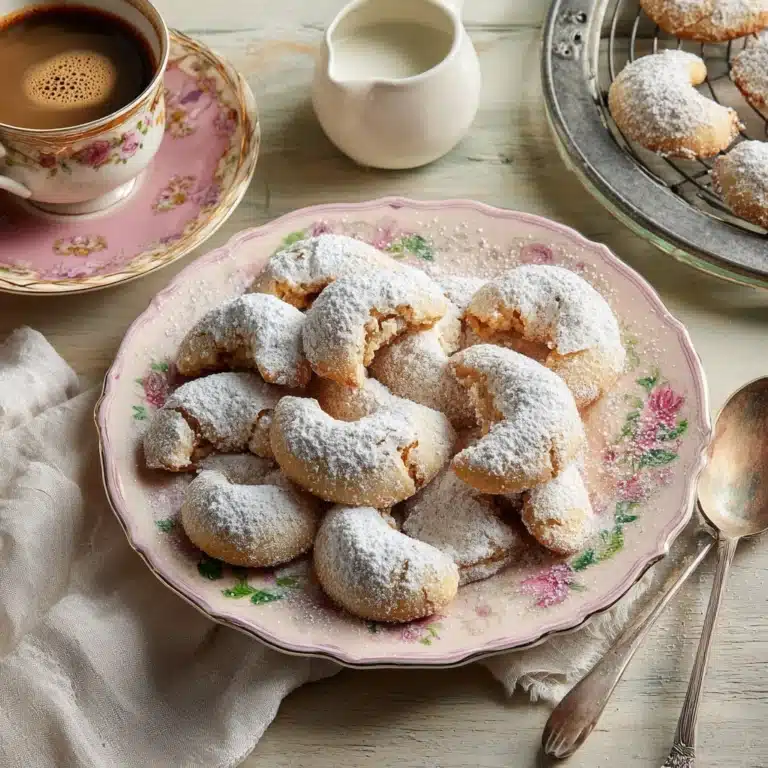 Almond Crescent Cookies Recipe