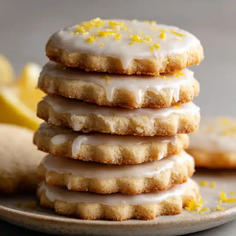 Lemon Shortbread Cookies Recipe