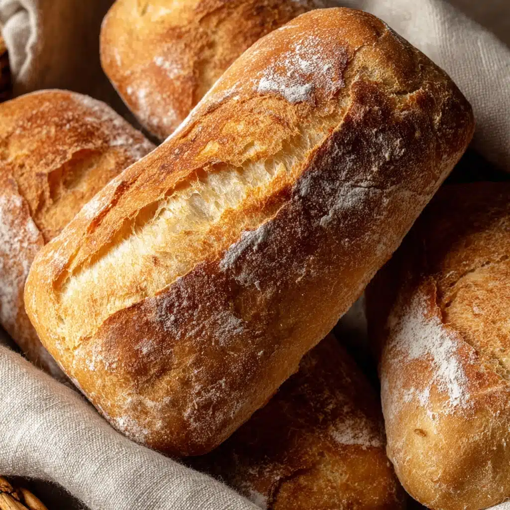 Homemade Ciabatta Bread Recipe - Recipe Image
