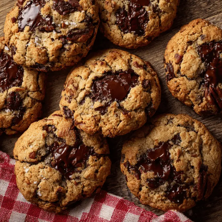 Dark Chocolate Pecan Cookies Recipe