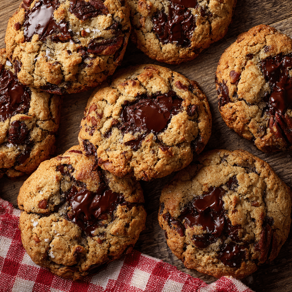 Dark Chocolate Pecan Cookies Recipe