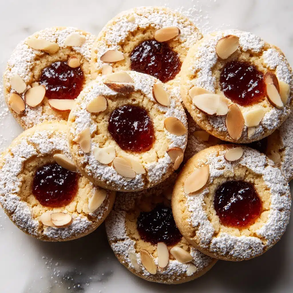 Apricot Cream Cheese Thumbprint Cookies Recipe - Recipe Image