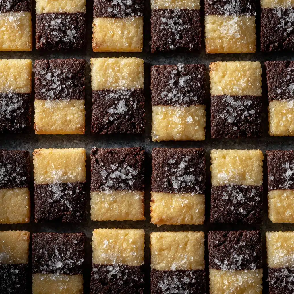 Mint Chocolate Checkerboard Cookies Recipe - Recipe Image