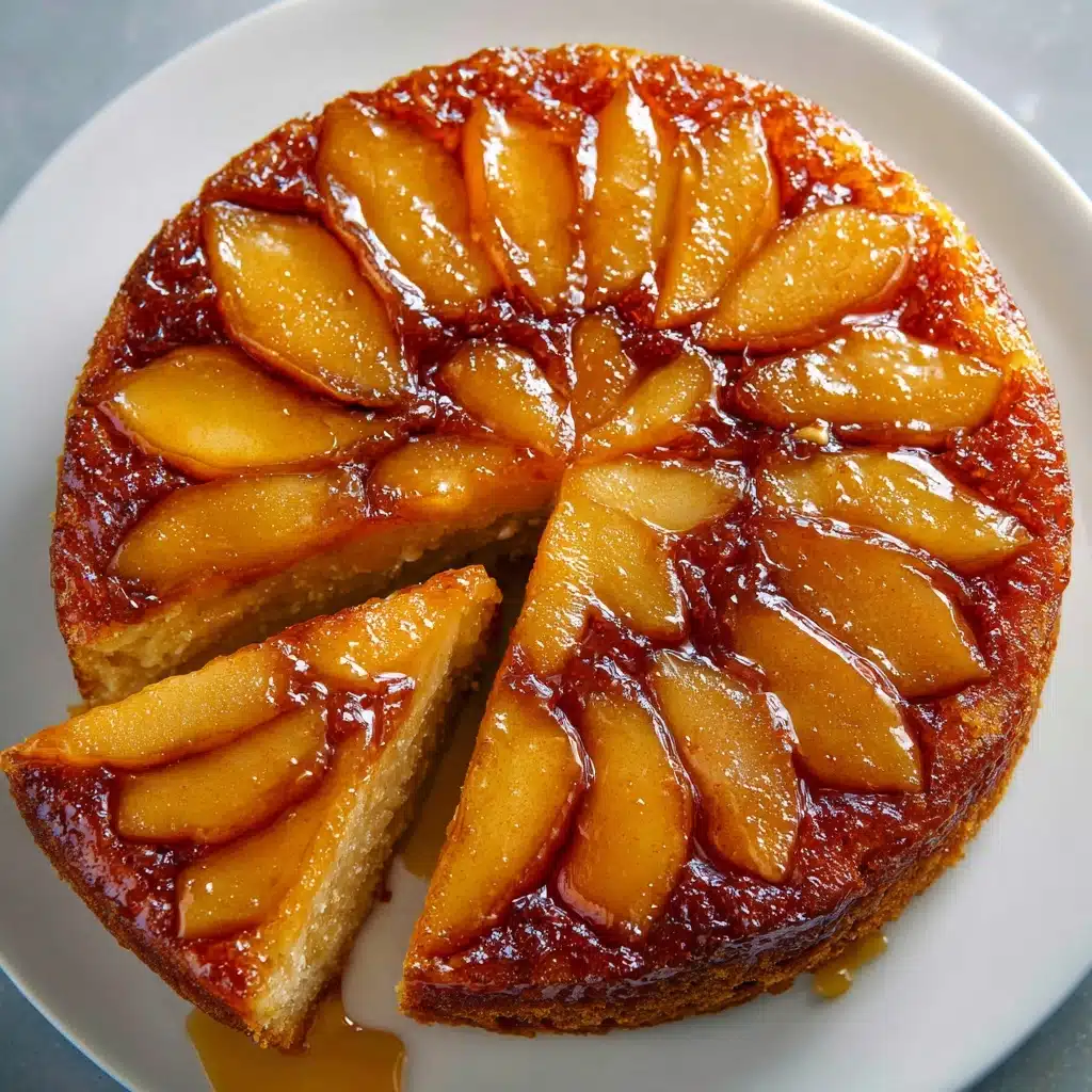 Caramel Apple Upside Down Cake Recipe - Recipe Image