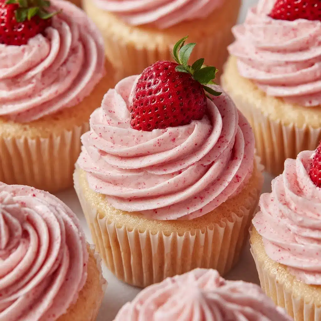 Strawberry Buttercream Frosting Recipe - Recipe Image