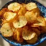 Lard-fried Potato Chips with Smoked Paprika & Scallions Recipe
