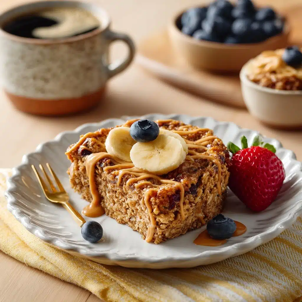 Banana Baked Oatmeal Recipe - Recipe Image