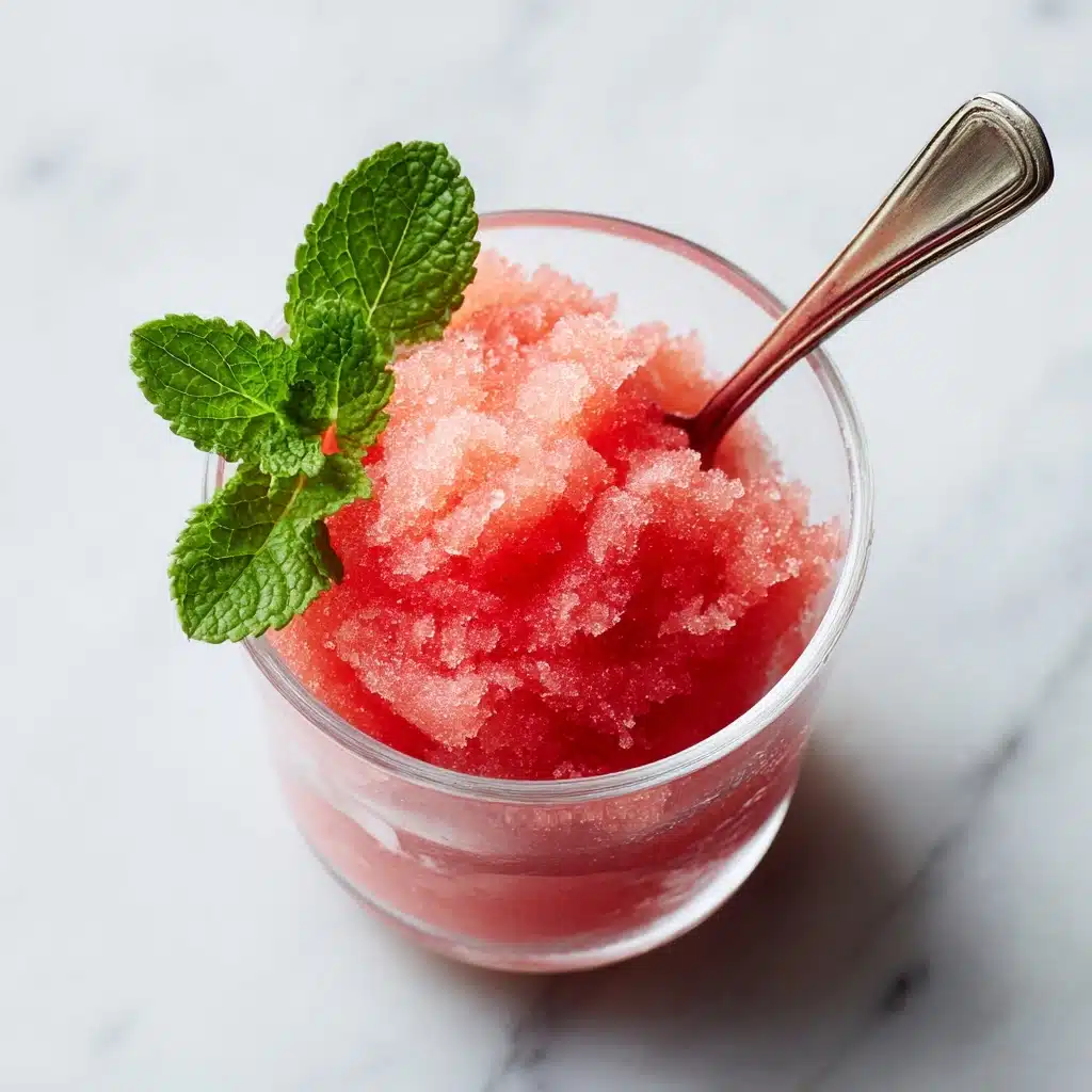 Strawberry Mint Sorbet Recipe - Recipe Image