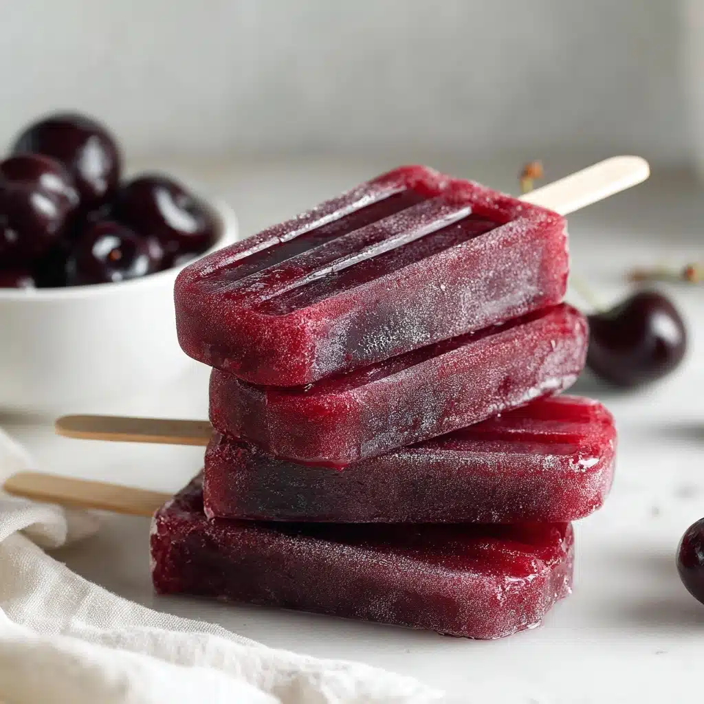 No-Drip Raspberry Popsicles Recipe - Recipe Image