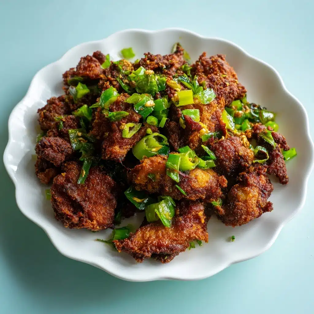 Fried Chicken Livers with New Mexico Chilies Recipe - Recipe Image