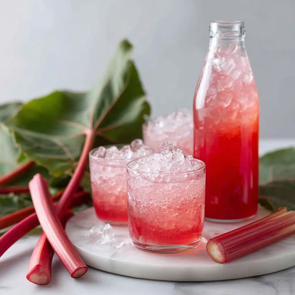 Rhubarb Shrub Recipe - Recipe Image