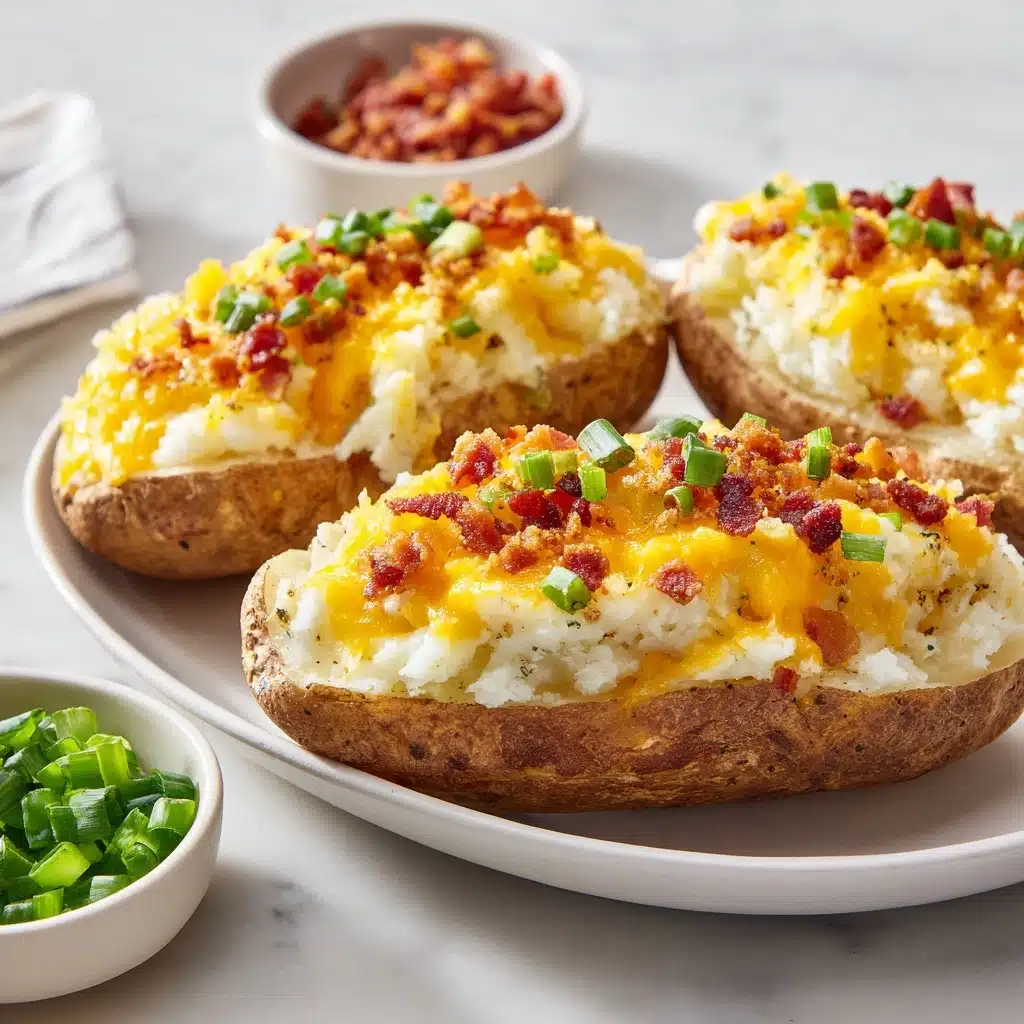 Air Fryer Twice Baked Potatoes Recipe - Recipe Image