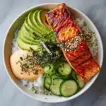 Baked Salmon Sushi Bowl Recipe
