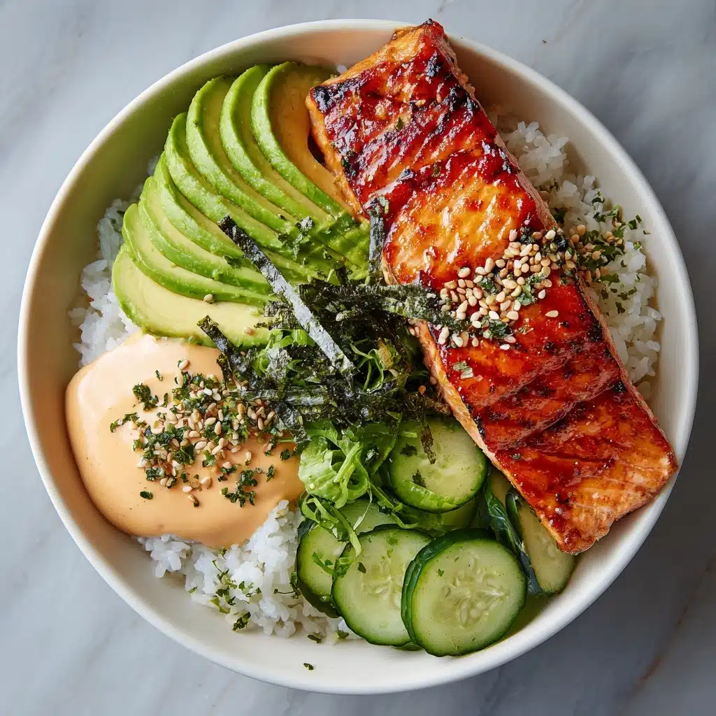 Baked Salmon Sushi Bowl Recipe