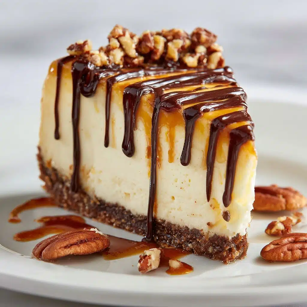 Turtle Pumpkin Cheesecake Recipe - Recipe Image