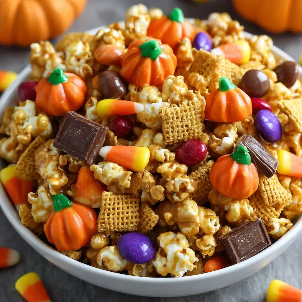 Scarecrow Halloween Snack Mix Recipe - Recipe Image