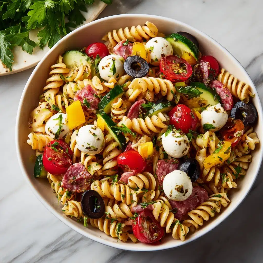 Zesty Italian Pasta Salad Recipe - Recipe Image