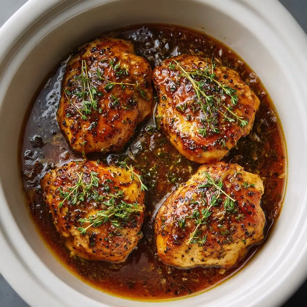 Crockpot Honey Garlic Chicken Recipe - Recipe Image