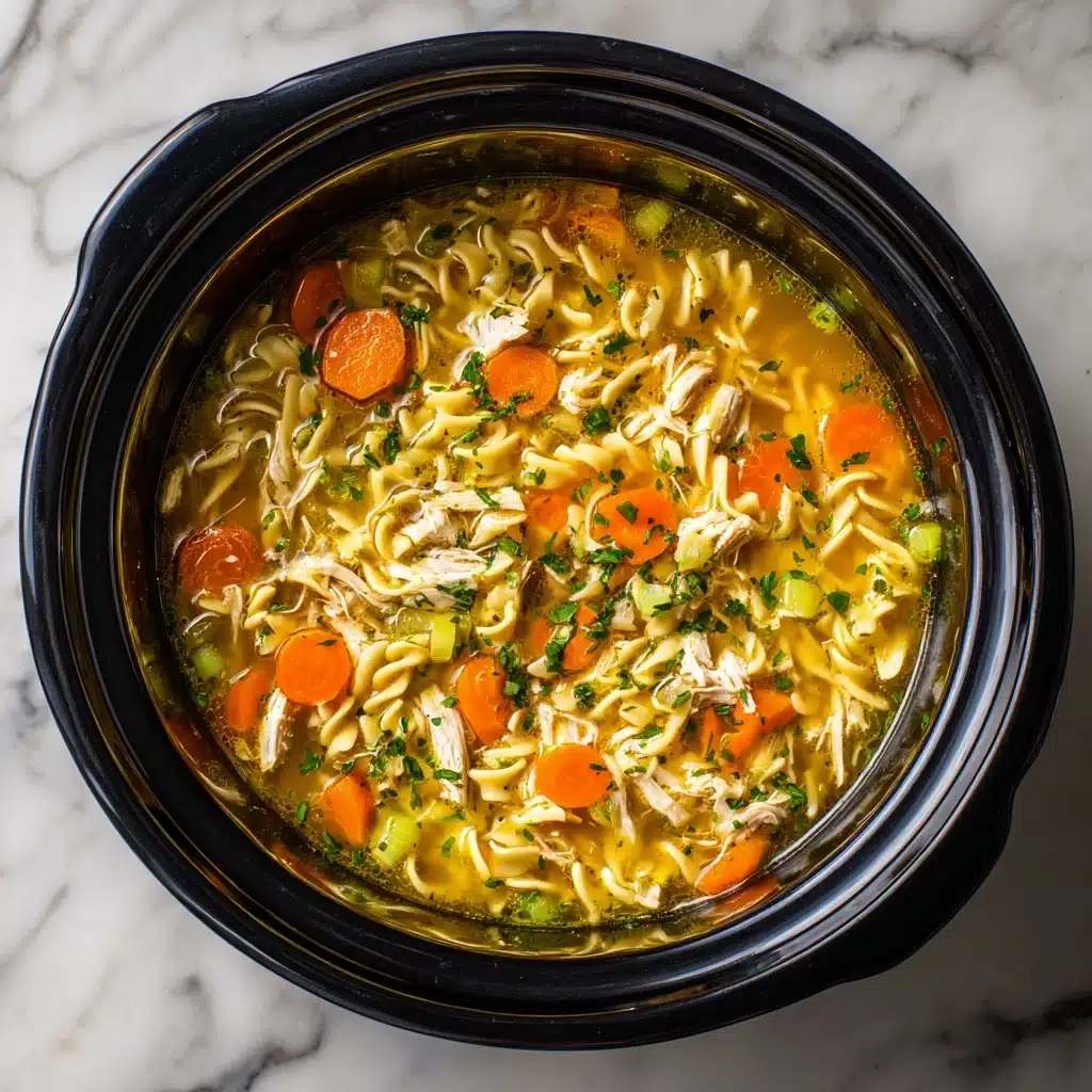 Crockpot Chicken Noodle Soup Recipe