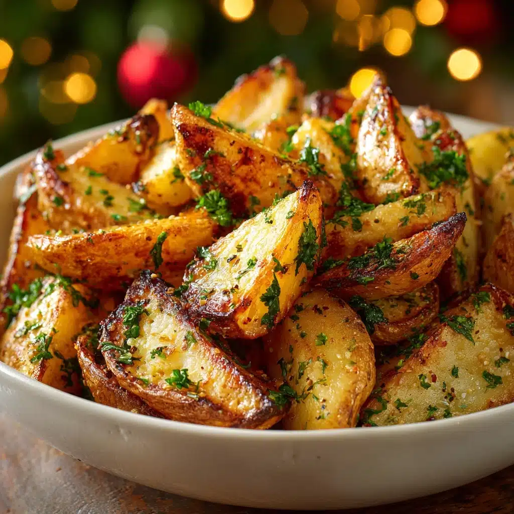 Garlic Roast Potatoes Recipe