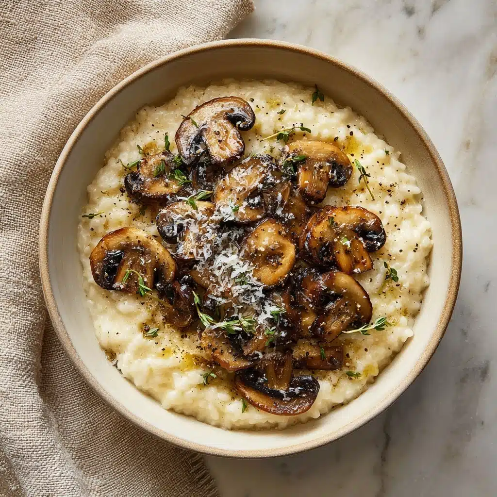Creamy Mushroom Risotto Recipe - Recipe Image