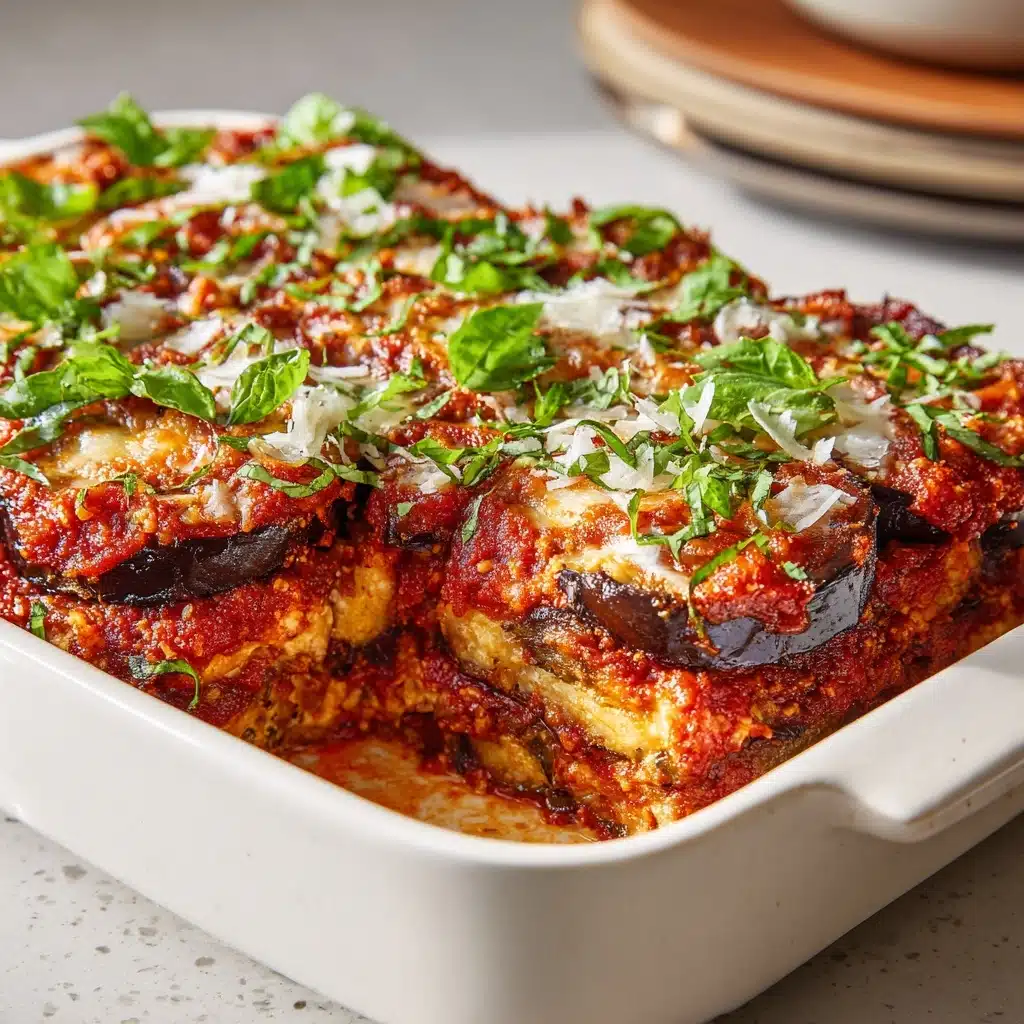 Baked Eggplant Parmesan Recipe - Recipe Image