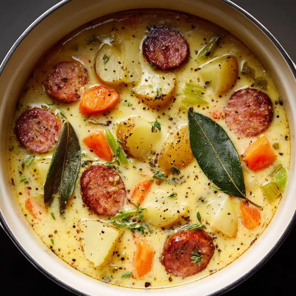 Smoked Sausage, Apple and Potato Soup Recipe - Recipe Image